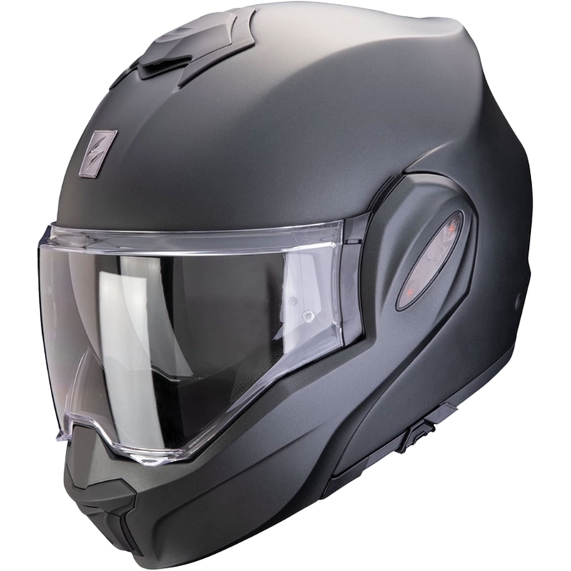 Casque à visière Scorpion EXO-TECH EVO PRO SOLID pearl matte black