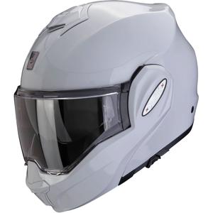 Casque à visière Scorpion EXO-TECH EVO PRO SOLID gris clair