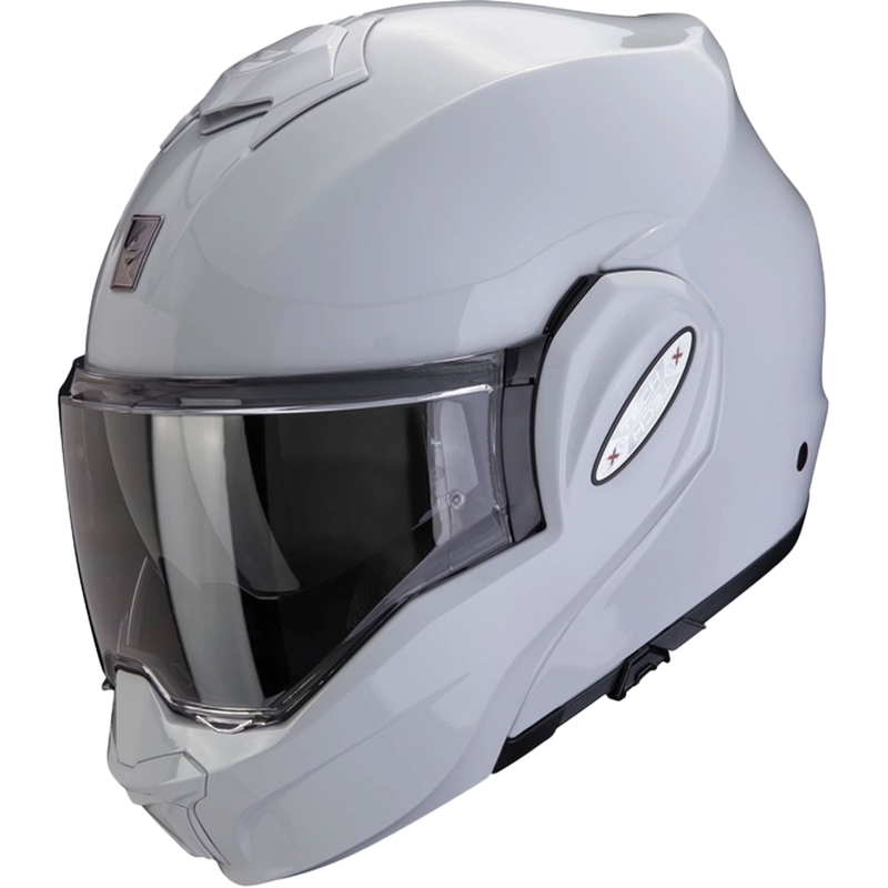 Casque à visière Scorpion EXO-TECH EVO PRO SOLID gris clair