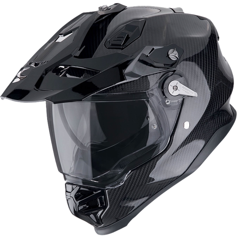 Casque d'enduro Scorpion ADF-9000 CARBON AIR SOLID noir
