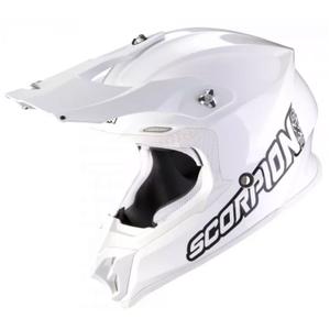 Casque de motocross Scorpion VX-16 EVO AIR Solid white