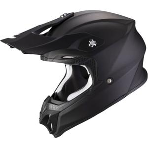 Casque de motocross Scorpion VX-16 EVO AIR Solid black matt