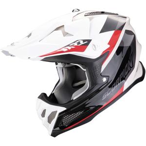 Casque de motocross Scorpion VX-22 Air BETA noir-blanc-sable
