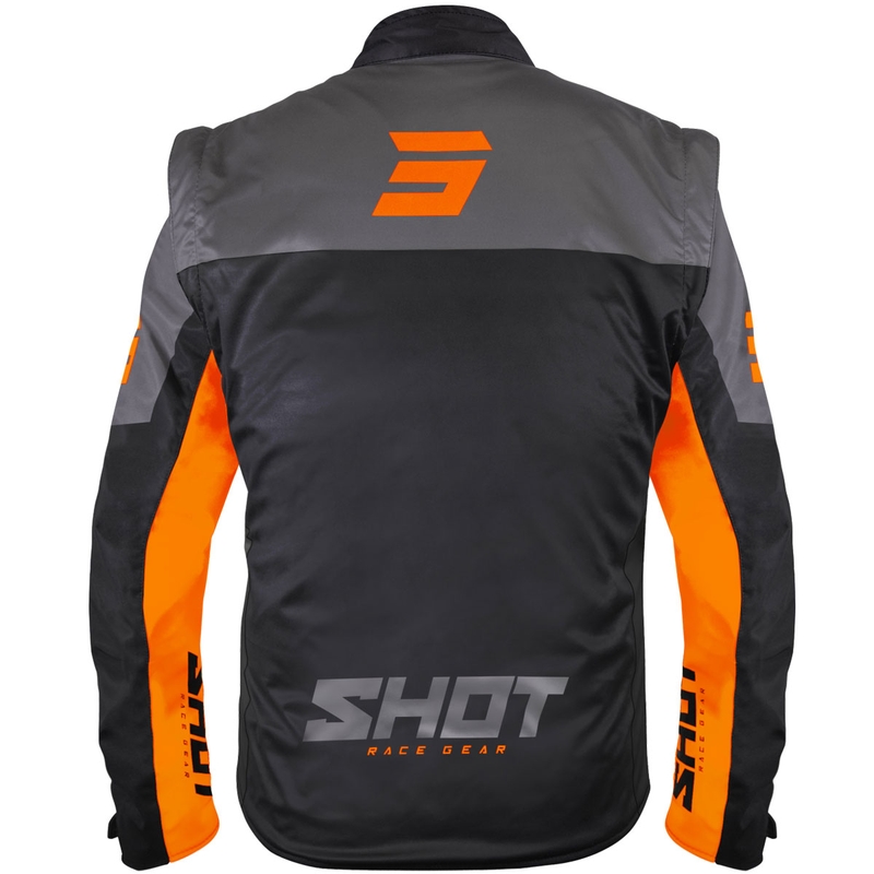 Softshellová bunda Shot Softshell Lite černo-oranžová