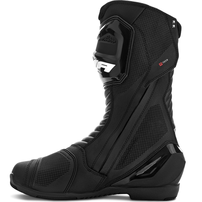 Bottes moto Shima RX-3 noir-rouge fluo