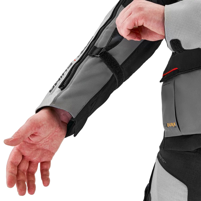 Veste moto Shima Tracker gris clair