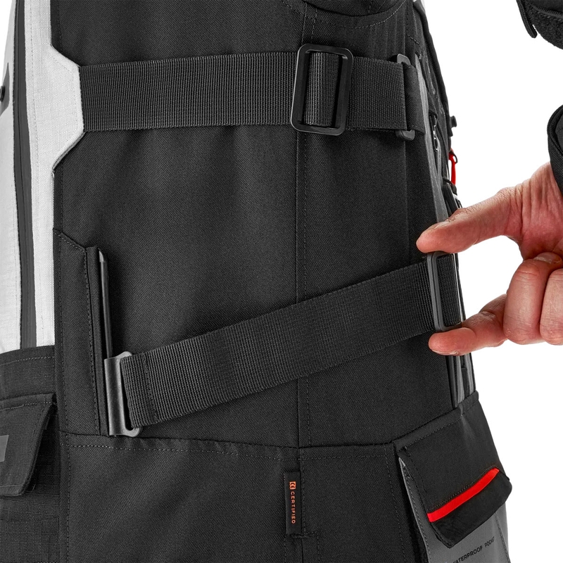 Veste moto Shima Tracker gris clair