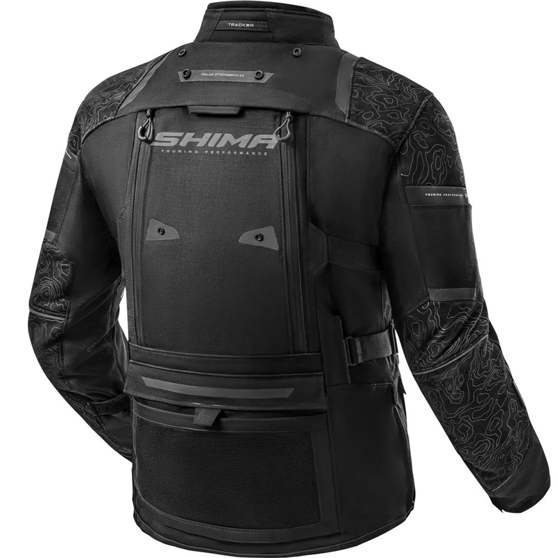 Veste moto Shima Tracker noire