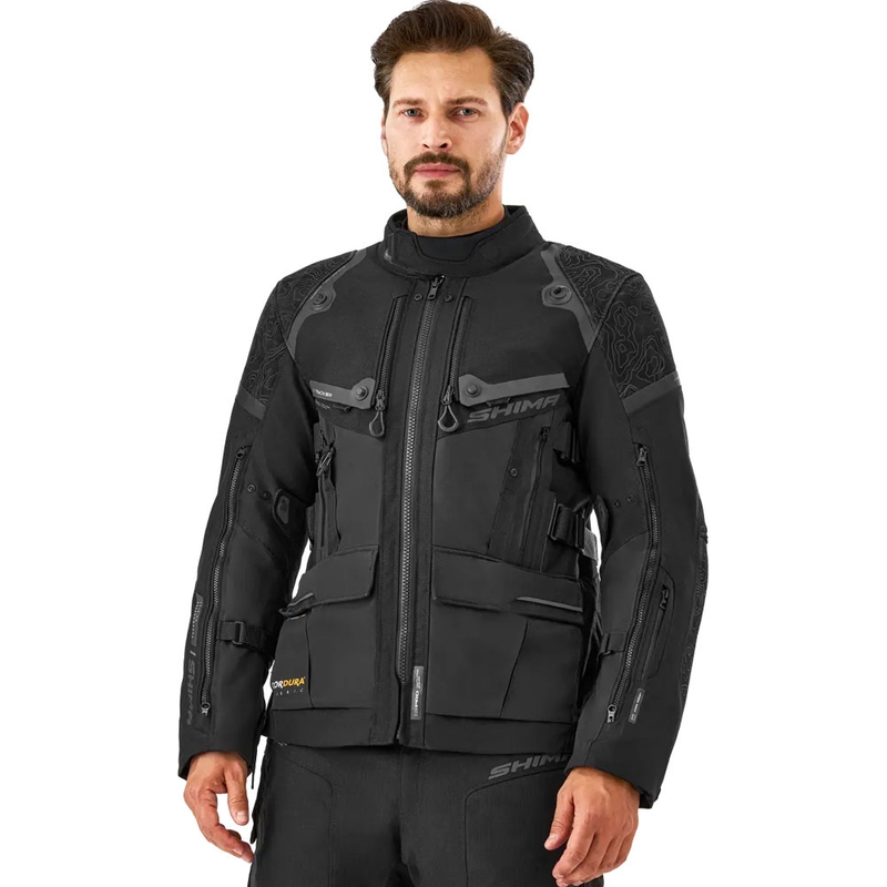 Veste moto Shima Tracker noire