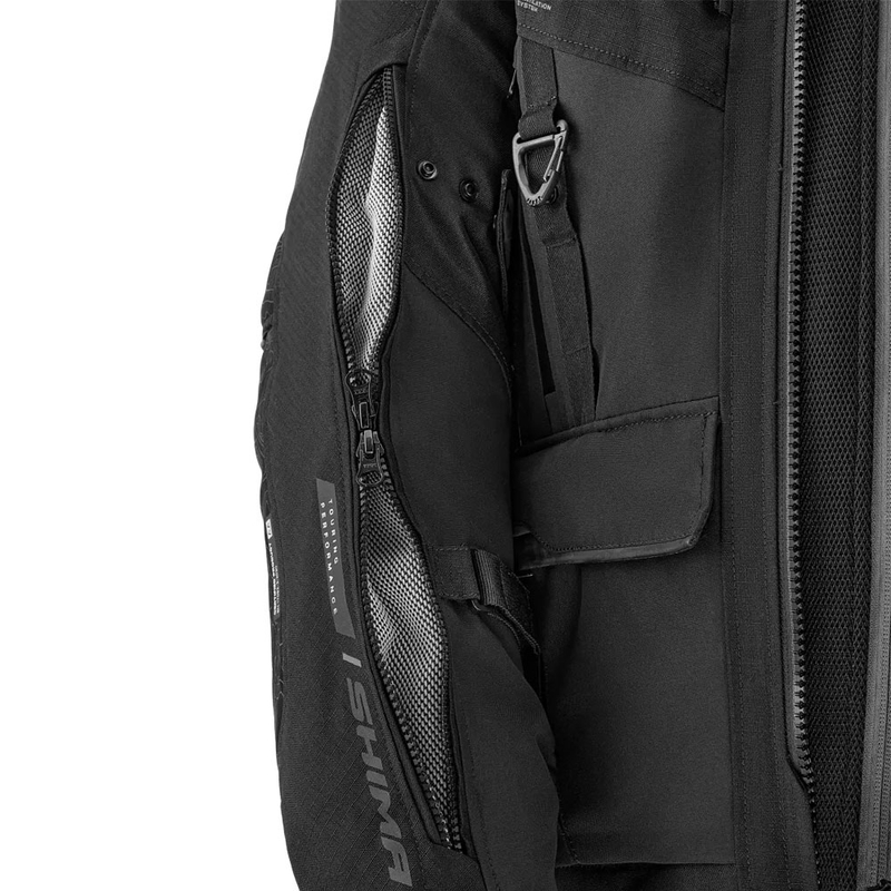 Veste moto Shima Tracker noire
