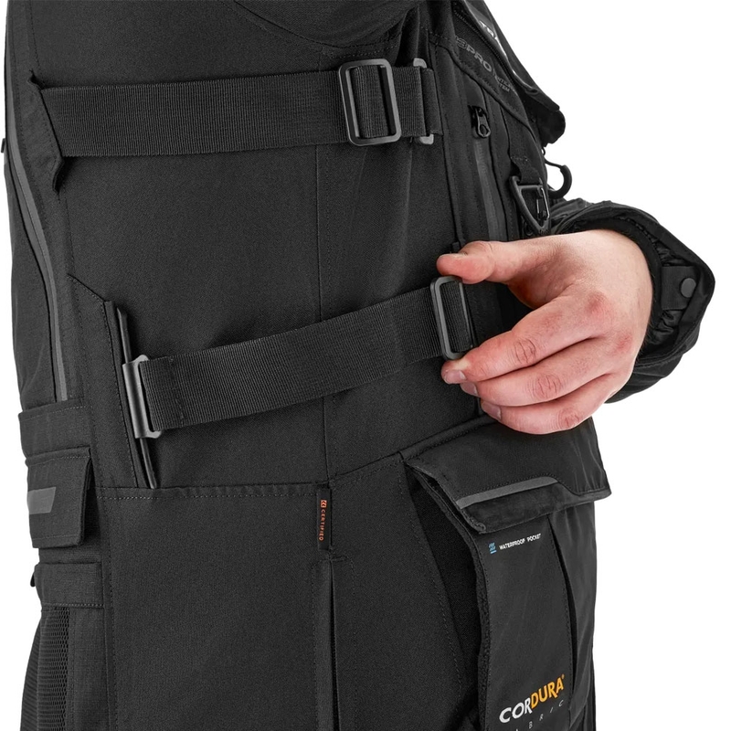 Veste moto Shima Tracker noire