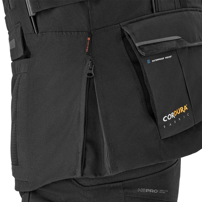Veste moto Shima Tracker noire