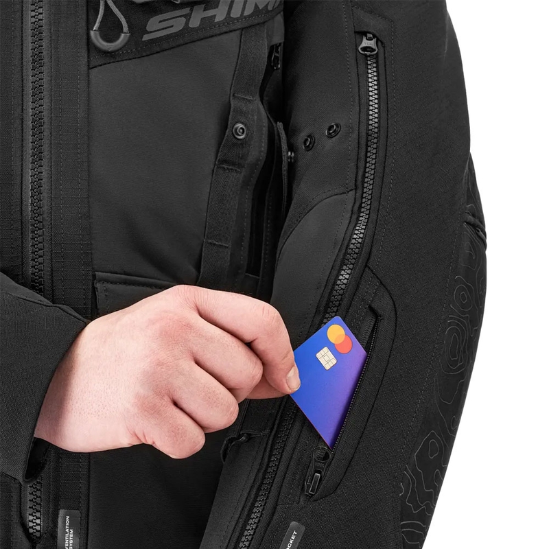 Veste moto Shima Tracker noire