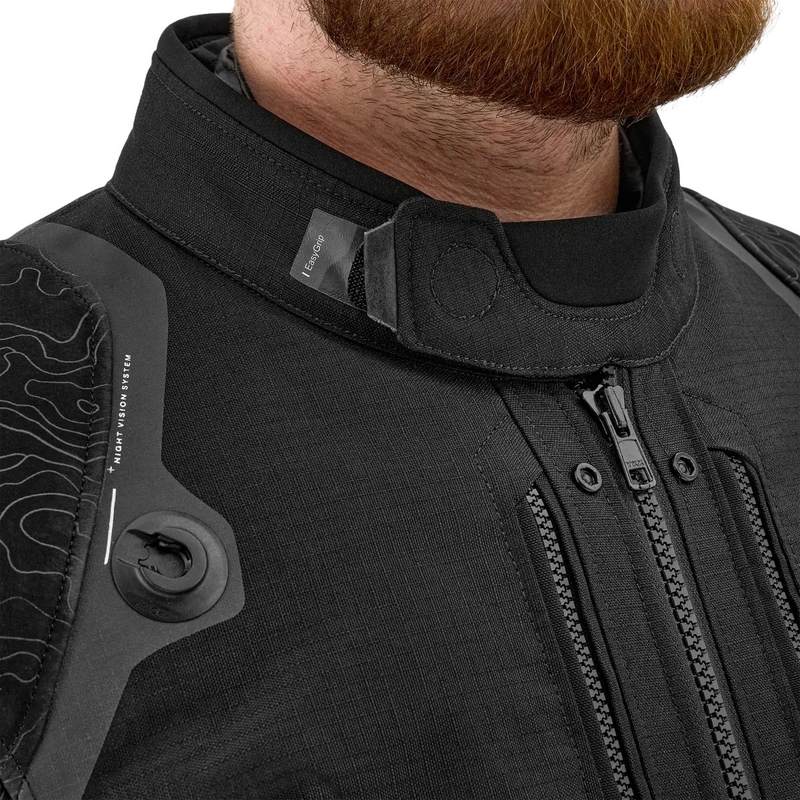 Veste moto Shima Tracker noire