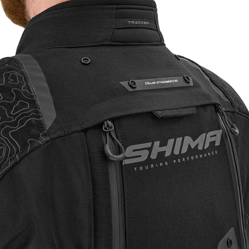 Veste moto Shima Tracker noire