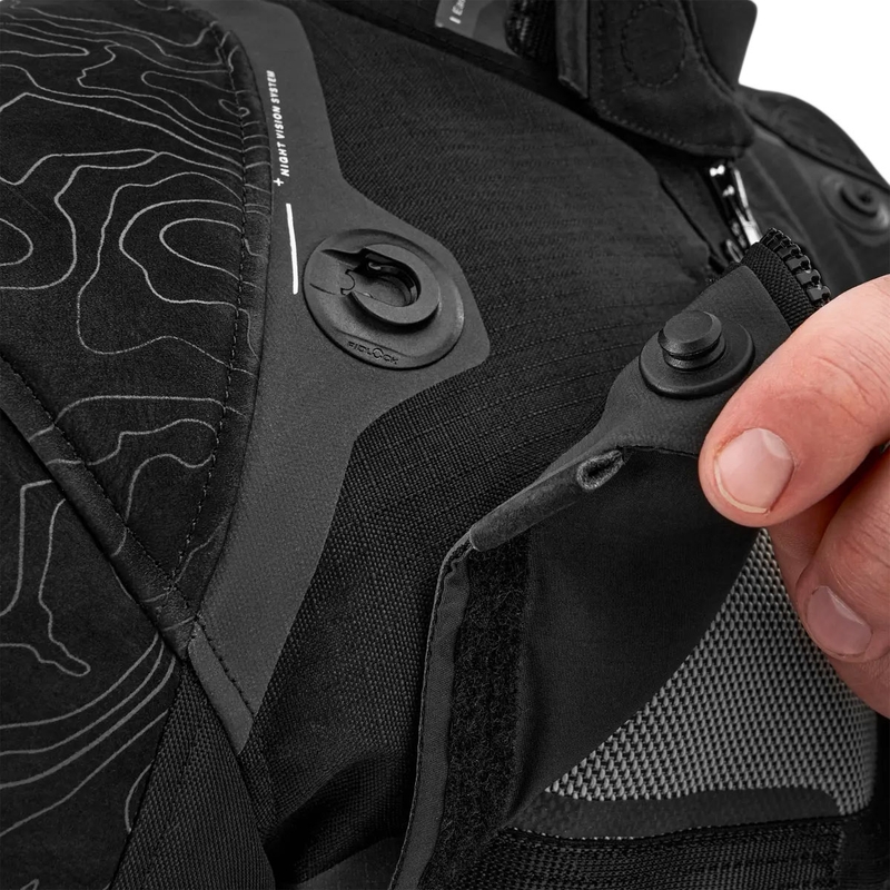 Veste moto Shima Tracker noire