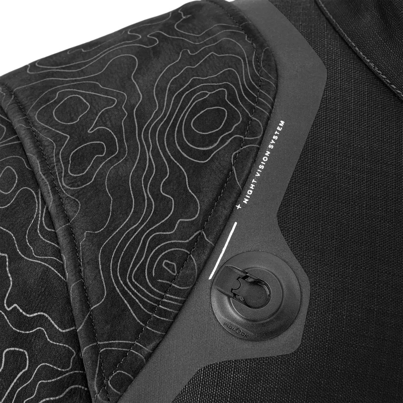 Veste moto Shima Tracker noire