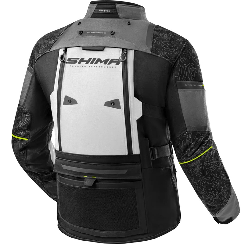 Veste moto Shima Tracker grise