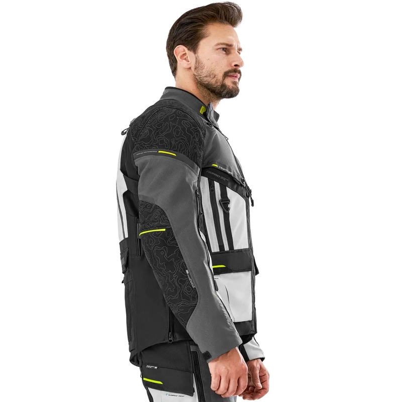 Veste moto Shima Tracker grise