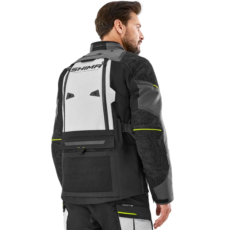 Veste moto Shima Tracker grise