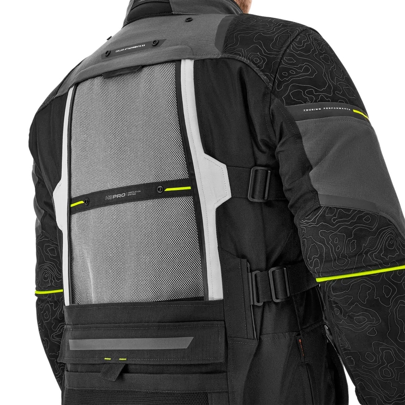 Veste moto Shima Tracker grise