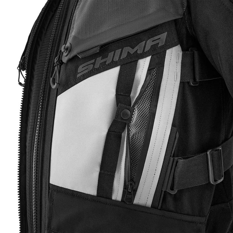 Veste moto Shima Tracker grise