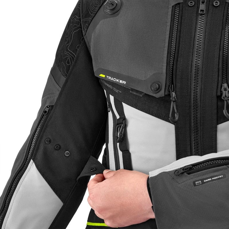 Veste moto Shima Tracker grise