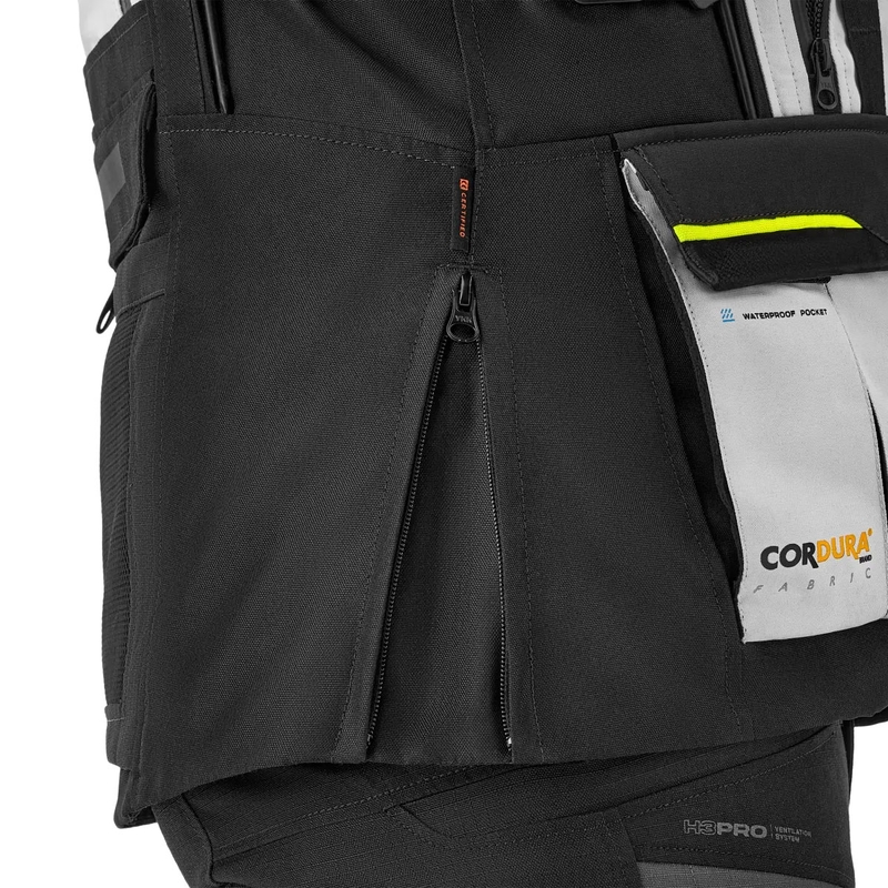 Veste moto Shima Tracker grise