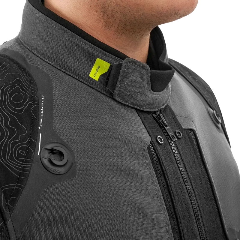 Veste moto Shima Tracker grise