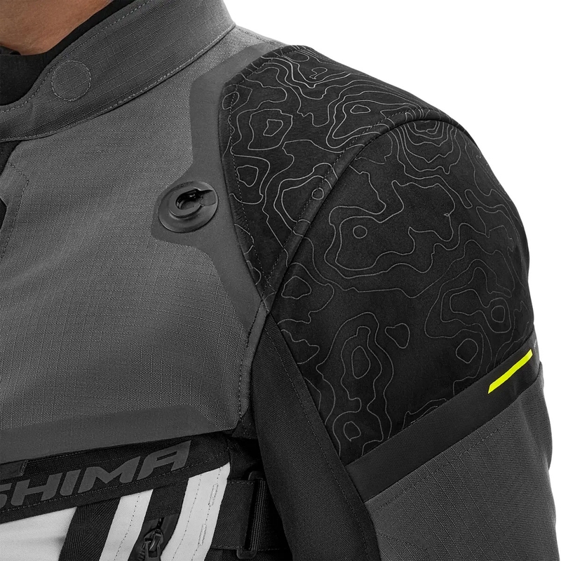 Veste moto Shima Tracker grise