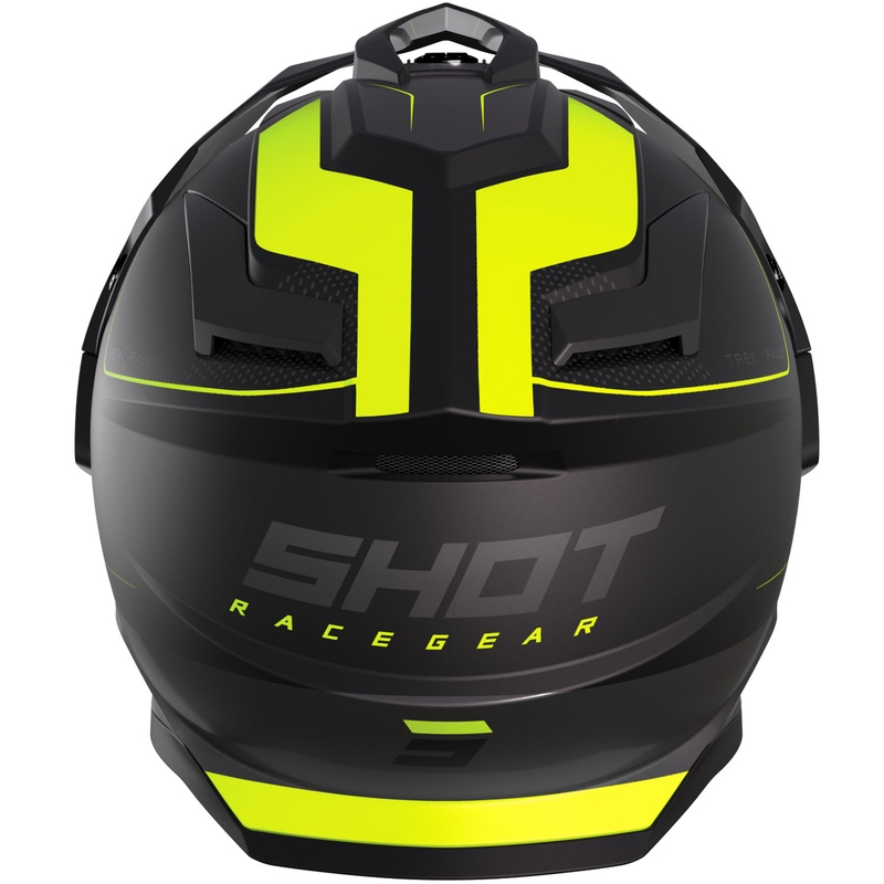 Enduro helma na motorku Shot Trek Max Vision Rally matná černo-fluo žlutá
