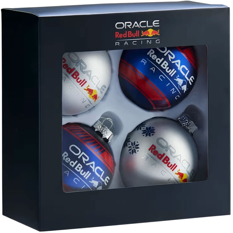 Décorations de Noël Oracle Red Bull Racing Ensemble de décorations