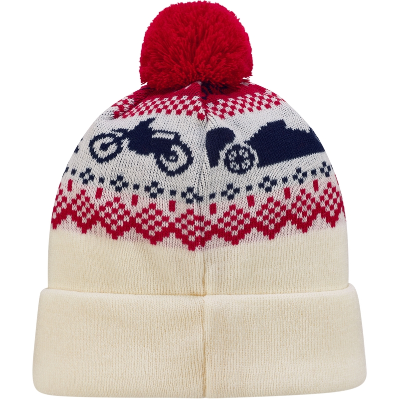 Bonnet Red Bull XMAS blanc-rouge