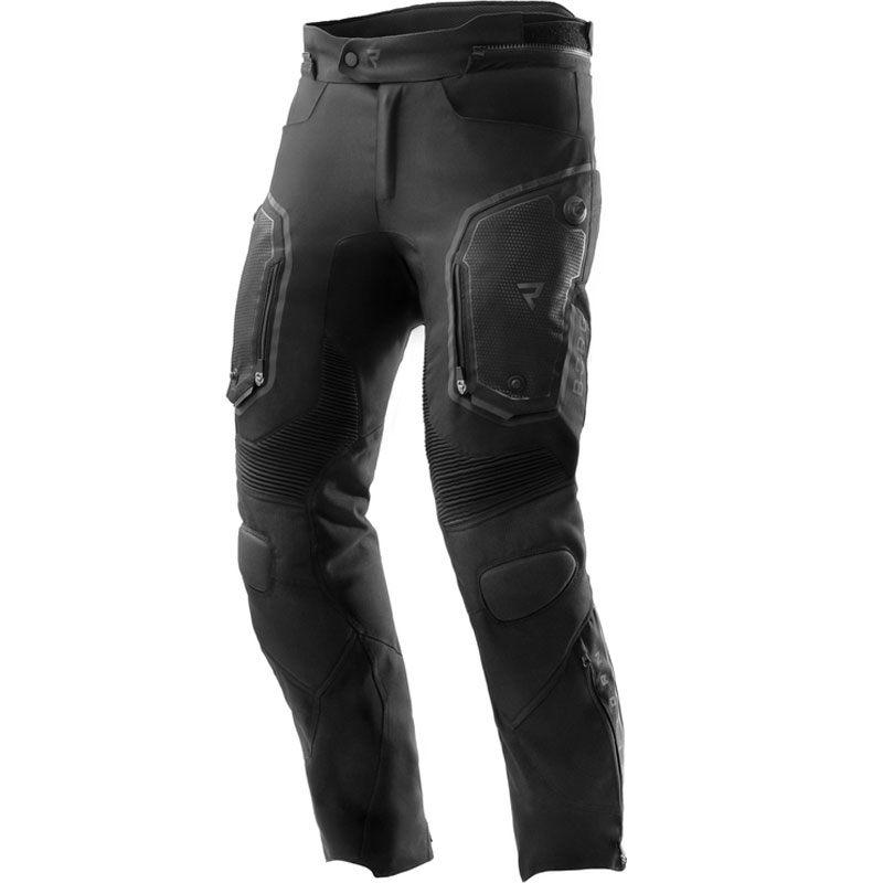 Pantalon moto allongé Rebelhorn Borg II noir