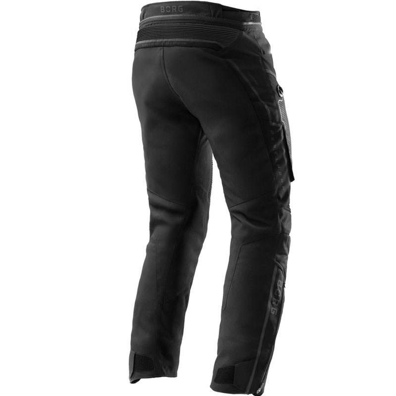 Pantalon moto allongé Rebelhorn Borg II noir