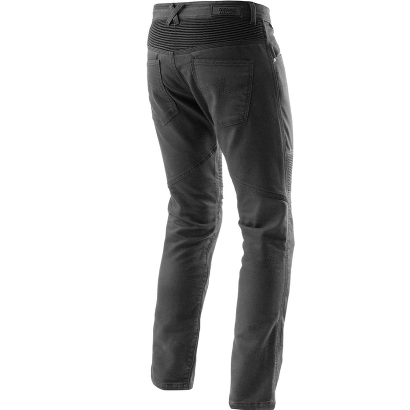 Jean moto allongé Rebelhorn Revolt Monolayer noir
