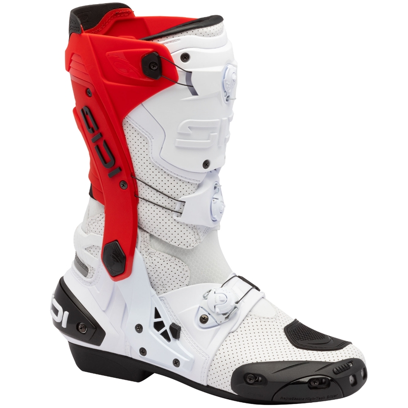 Bottes de moto SIDI REX AIR noir-rouge