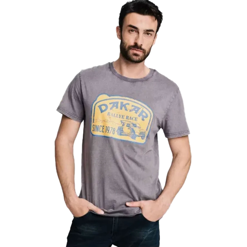 T-shirt Dakar Vint 01 gris foncé
