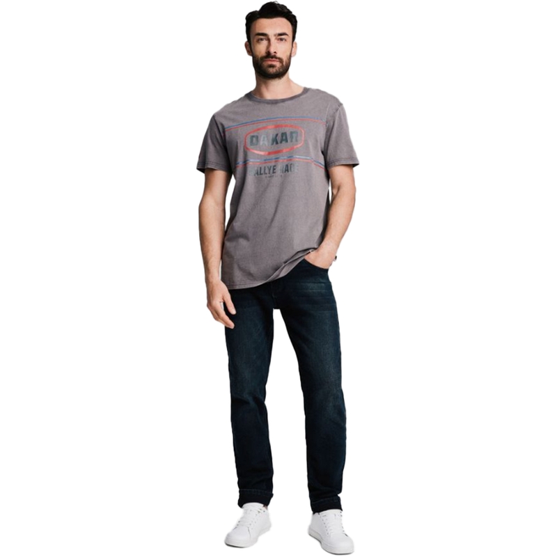 T-shirt Dakar Vint 02 gris foncé