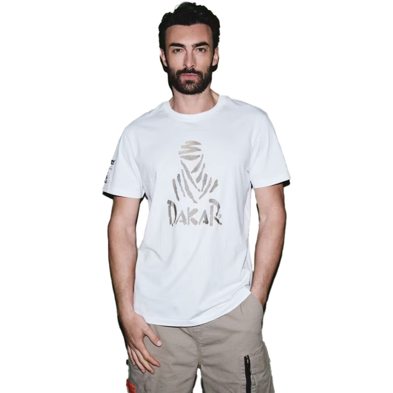 T-shirt Dakar DES LOGO25 blanc