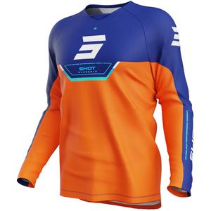 Maillot de motocross Shot Draw Daytona pour enfant, orange