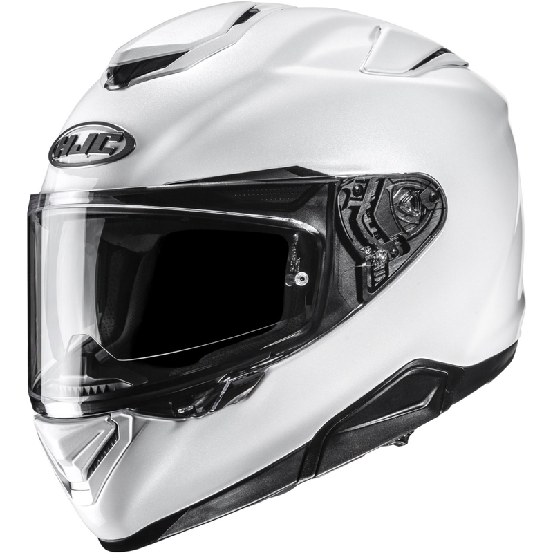 Casque moto intégral HJC RPHA 72 Solid blanc perle