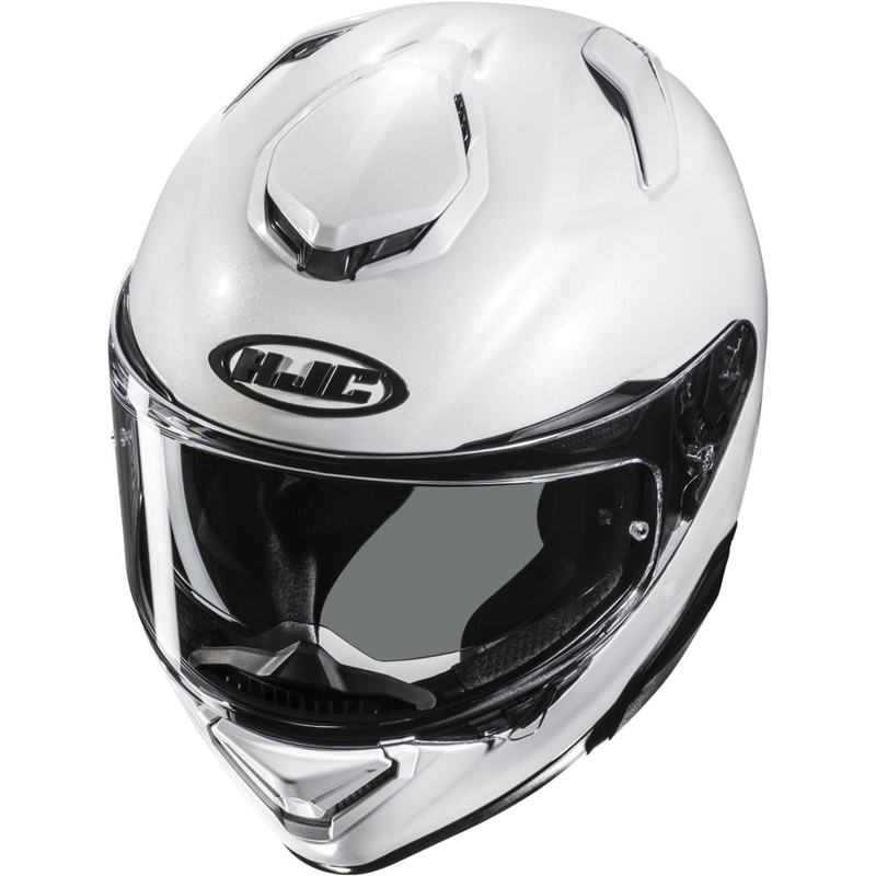 Casque moto intégral HJC RPHA 72 Solid blanc perle