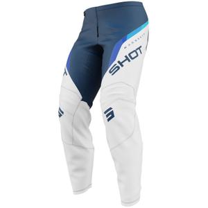 Pantalon de motocross Shot Draw Daytona pour enfant, bleu