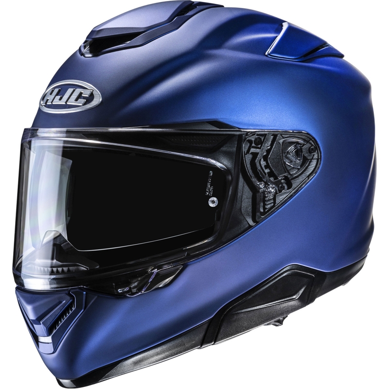Casque moto intégral HJC RPHA 72 Solid bleu métallisé semi-mat
