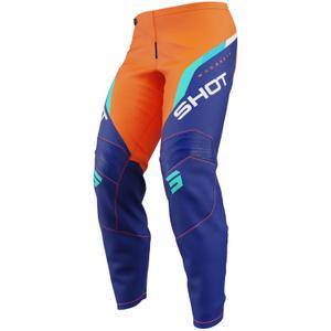 Pantalon de motocross Shot Draw Daytona pour enfant, orange