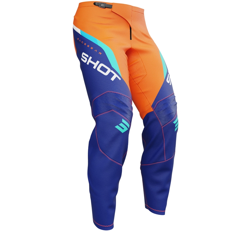 Pantalon de motocross Shot Draw Daytona pour enfant, orange