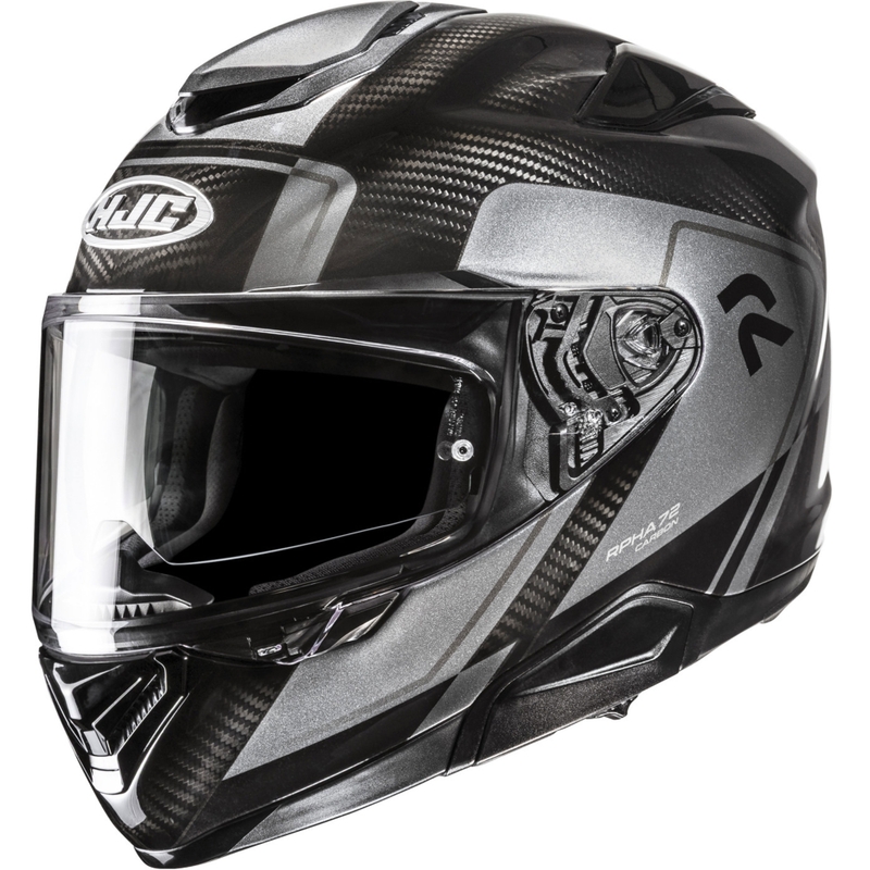 Casque moto intégral HJC RPHA 72 Carbon Fynex MC5 Noir-Gris