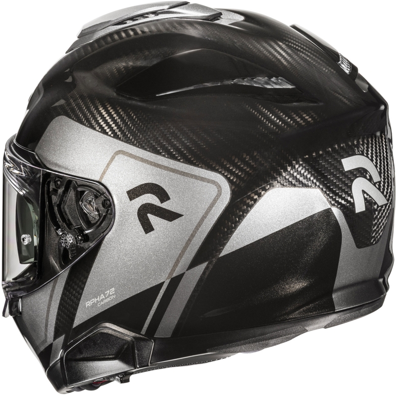 Casque moto intégral HJC RPHA 72 Carbon Fynex MC5 Noir-Gris