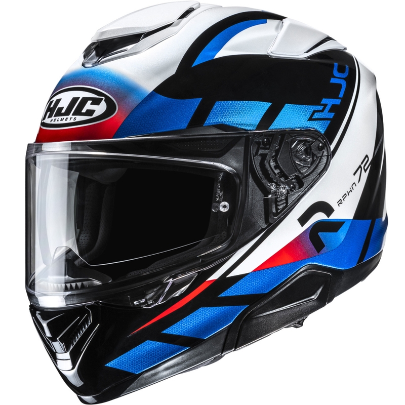 Casque moto intégral HJC RPHA 72 Value MC21 noir-blanc-bleu